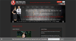 Desktop Screenshot of bowlinministries.com